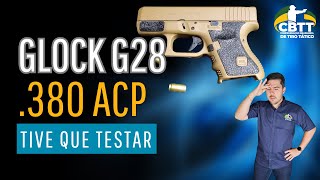 Tive que testar uma Glock G28 380 ACP [upl. by Koblas]