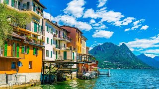 Gandria 4K  Heavenly Beautiful Village to Visit in Switzerland  Walking Tour Travel Vlog [upl. by Hsital431]