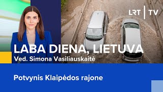 Potvynis Klaipėdos rajone  Laba diena Lietuva  20240126 [upl. by Polik]