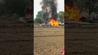 Airforce plane crash agra agranews AIR FORCE [upl. by Wilbur]