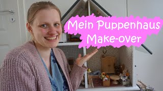 Puppenhaus Makeover Tapeten und Fußbodenbelag Tutorial [upl. by Bran]