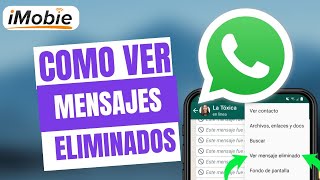 Cómo ver mensajes Eliminados de WhatsApp en iPhone 2024⚠️ [upl. by Aicela843]