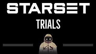 Starset • Trials CC 🎤 Karaoke Instrumental Lyrics [upl. by Aitram]