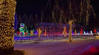 Sibley Park Christmas Lights Mankato Minnesota 1214\21 [upl. by Naitsirhc]