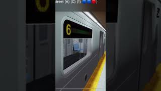 Roblox Hopeland City Subway  R142A 6 Train 7211 departing District Nostrand Aves [upl. by Sinoda189]