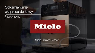 Odkamienianie ekspresu do kawy Miele CM5  film instruktażowy [upl. by Notyap926]