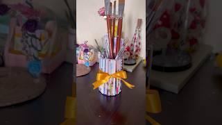 Cute pen holder  Nabeescreations diy deskdecor penholder [upl. by Lietman]