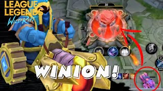 vamos minion tu puedes 🫡  wild rift a 120 fps [upl. by Ecinerev64]