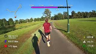 Mudgeeraba parkrun 13042024 492 virtual running [upl. by Odraude]