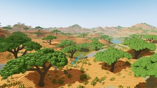 I’ve Added a Desert Canyons Biome to my Voxel Game [upl. by Nylyaj719]