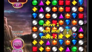 No Cheat Bejeweled Blitz Elite Technique TutorialBasic 寶石方塊 滯空法教學 基礎篇 [upl. by Deva283]