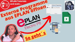 Externe Programme aus EPLAN öffnen 👉 So geht´s [upl. by Vachil]