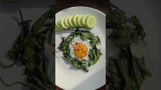 Healthy amp easy spinach omlette food eggspinach ytshorts shortsfeed easyrecipe shorts [upl. by Ierna748]