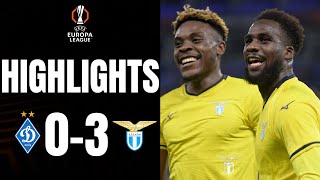 Dinamo Kiev  Lazio 03 Gli Highlights  Europa League  20242025 [upl. by Gnort]