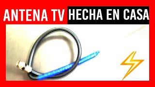 💡COMO HACER ANTENA CASERA para TV HD barata FÁCIL GRATIS 2024 [upl. by Tugman]