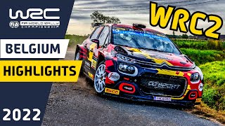 WRC2 Highlights  WRC Ypres Rally Belgium 2022 [upl. by Lyda]