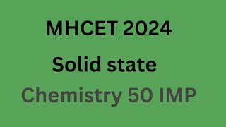 MH CET 2024 class 12th chemistry mhcet2024 chemistry [upl. by Elynad]