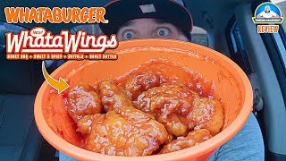 Whataburger® WhataWings Review 😗🌶️🍗  Sweet amp Spicy  theendorsement [upl. by Fidelity]