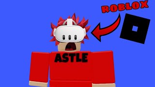 I tried ROBLOX on VR Roblox VR [upl. by Danyette]