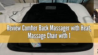 Review Comfier Back Massager with Heat Massage Chair with 10 Vibration Massage Motors Massage Chai [upl. by Rayham]