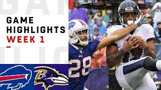 Bills vs Ravens Week 1 Highlights  NFL 2018 [upl. by Raffaj777]