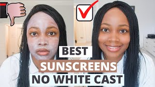 BEST PHYSICAL SUNSCREENS FOR BROWNDARK SKIN  TRY ON [upl. by Noreen]