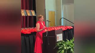 Wheeling Athletics Hall of Fame Induction Lesley Kohlmyer [upl. by Ul]