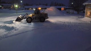 Volvo L70D  Snow clearing [upl. by Nerhtak]