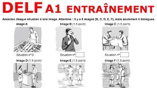 DELF A1 EXEMPLE DEXAMEN [upl. by Salinas554]