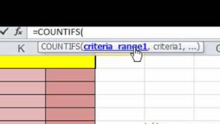 شرح دالة countifs فى إكسيل [upl. by Toomin]
