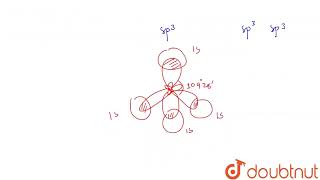 Draw the orbital diagram for methane and ethane molecules indicating the hybridization involved [upl. by Gutow660]