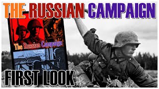 The Russian Campaign First Look amp Unboxing  GMT Games  Wargame Boardgame  5th Deluxe Edition [upl. by Eniwtna]