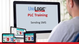 PLC Training Sending SMSUniLogic for UniStream by Unitronics [upl. by Letch]