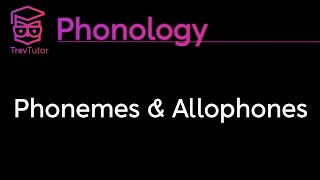 Phonology Phonemes Allophones and Minimal Pairs [upl. by Pearse]