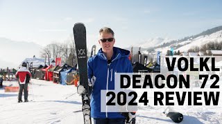 Volkl Deacon 72 Black Edition  2024 Ski Test Review [upl. by Nahtonoj]