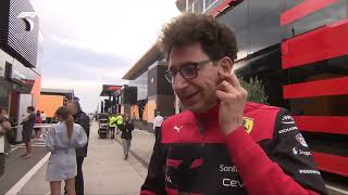 Mattia Binotto on his team  Post Race Interview  2022 Hungary Grand Prix [upl. by Nnylarej839]