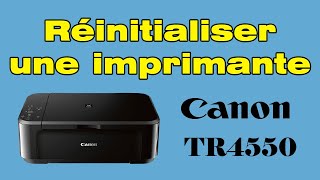 Comment réinitialiser une imprimante Canon TR4550 [upl. by Nilecoj220]