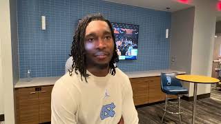 UNC Basketball Jae’Lyn Withers PostElon Interview [upl. by Noryv226]