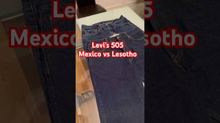 Сравнение Levi’s 505 производство и технологии в разных странах denim levis джинсы деним denim [upl. by Ielirol]