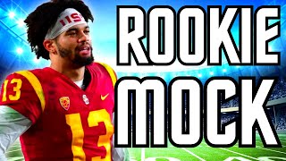 Way Too Early 2024 Rookie Mock Draft  2023 Dynasty Fantasy Football  2024 NFL Draft [upl. by Bobbette]