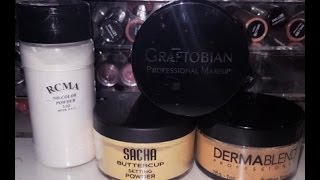 SETTING POWDER HAUL RCMA  SACHA DERMABLEND GRAFTOBIAN [upl. by Thessa422]