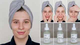 How to use The Ordinary Hyaluronic Acid Buffet MultiPeptide  HA Serum Niacinamide  Moisturizer [upl. by Ambros]