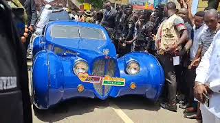 Cheddar Nana Kwame Bediako arrives in grand style with a Rolls Royce among other luxury cars [upl. by Naylor]