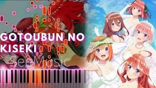 quotGotoubun no Kisekiquot  Gotoubun no Hanayome Movie Theme Piano [upl. by Ardnasella]