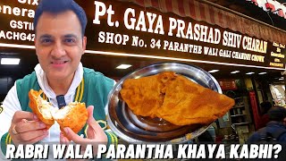 Paranthe wali gali Chandni Chowk  Indian street food  25 types of Paratha  OLD DELHI STREET FOOD [upl. by Aehsel]