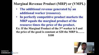 AP Microeconomics Unit 5  Derived Demand MRP amp MRC [upl. by Benge]