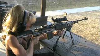 Blondie Firing Full Auto M14 EBR [upl. by Read]