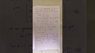 msc physics 2 sem paper 3unit 2 electromagnetic field tensor in 4 dimensional maxwell equation [upl. by Naesal9]