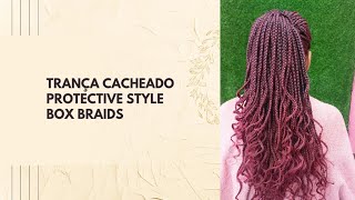 Highlight 1640 – 2140 from Como fazer ponta da trança box braids Cacheado [upl. by Porche497]