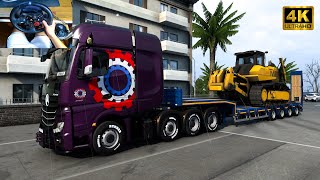 Dozer Crawl Z35K Delivery through Turkey  Euro Truck Simulator 2  Logitech G29  Shifter [upl. by Ahtaela]